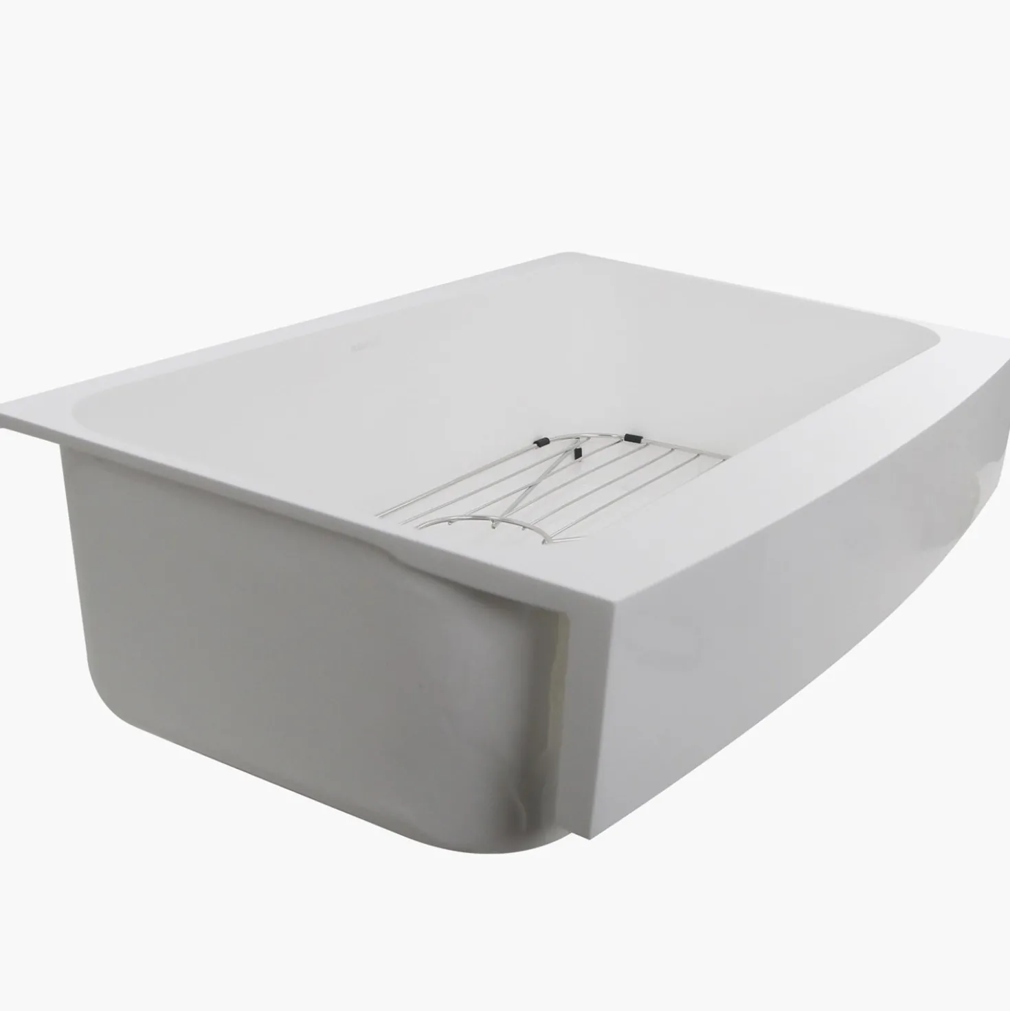 Nantucket Sinks RetroFit Glacier Stone Single Bowl Ezapron Kitchen Sink