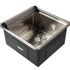 Nantucket Sinks 19" Single Bowl Undermount Workstation Prep Sink