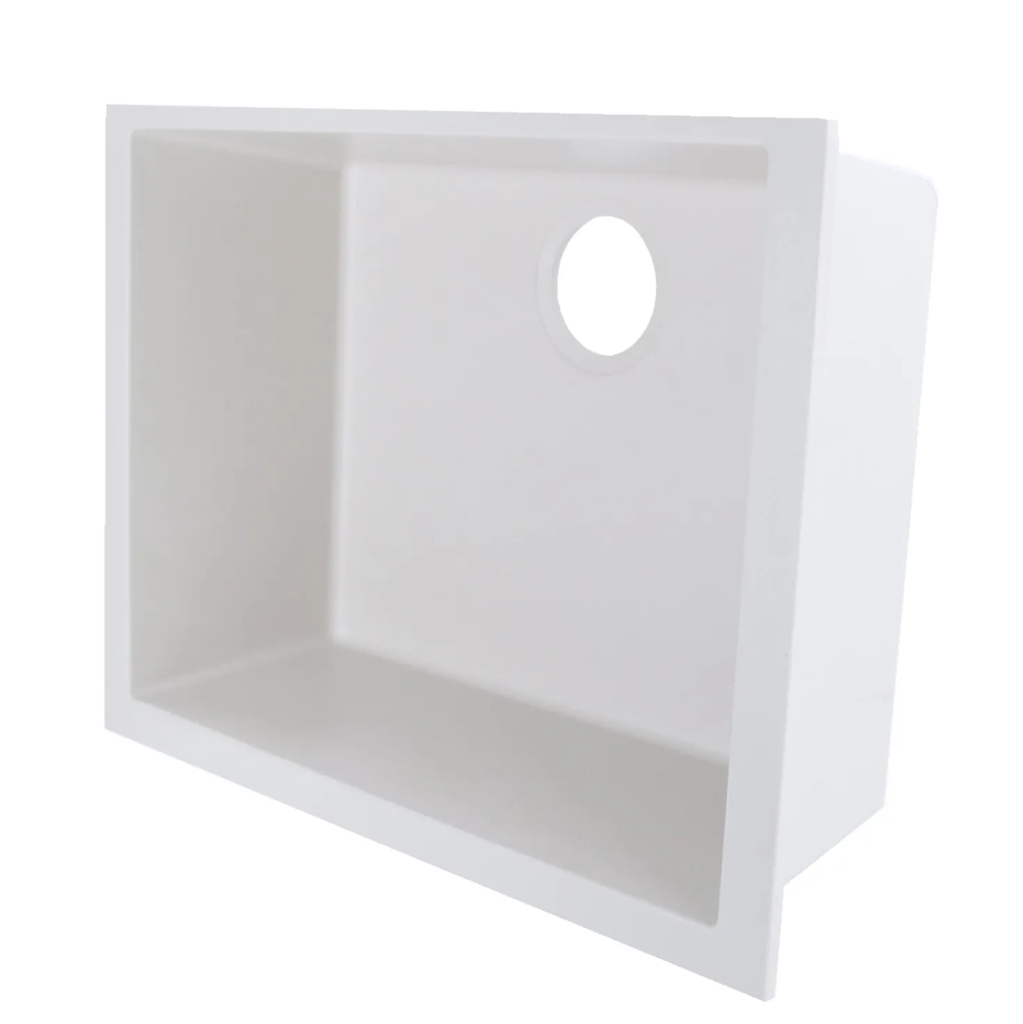 Nantucket Sinks Small Single Bowl Undermount Granite Composite Sinks