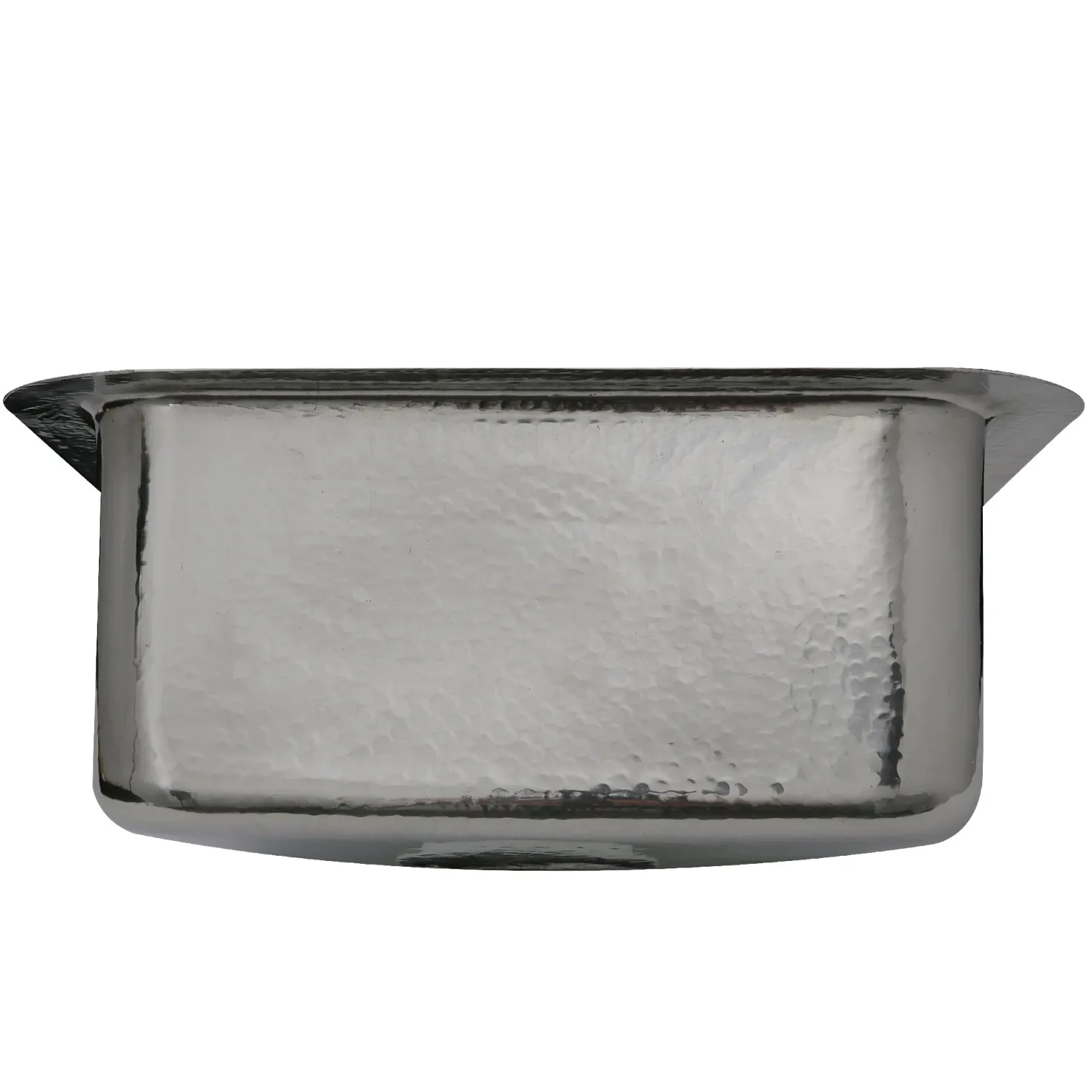 Nantucket Sinks SQRS-7 16.5" Square Hammered Stainless Bar Sink