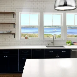 Nantucket Sinks Sr2318 - Pro Series Rectangle Single Bowl Undermount Small Radius Corners Stainless Steel Kitchen Sink