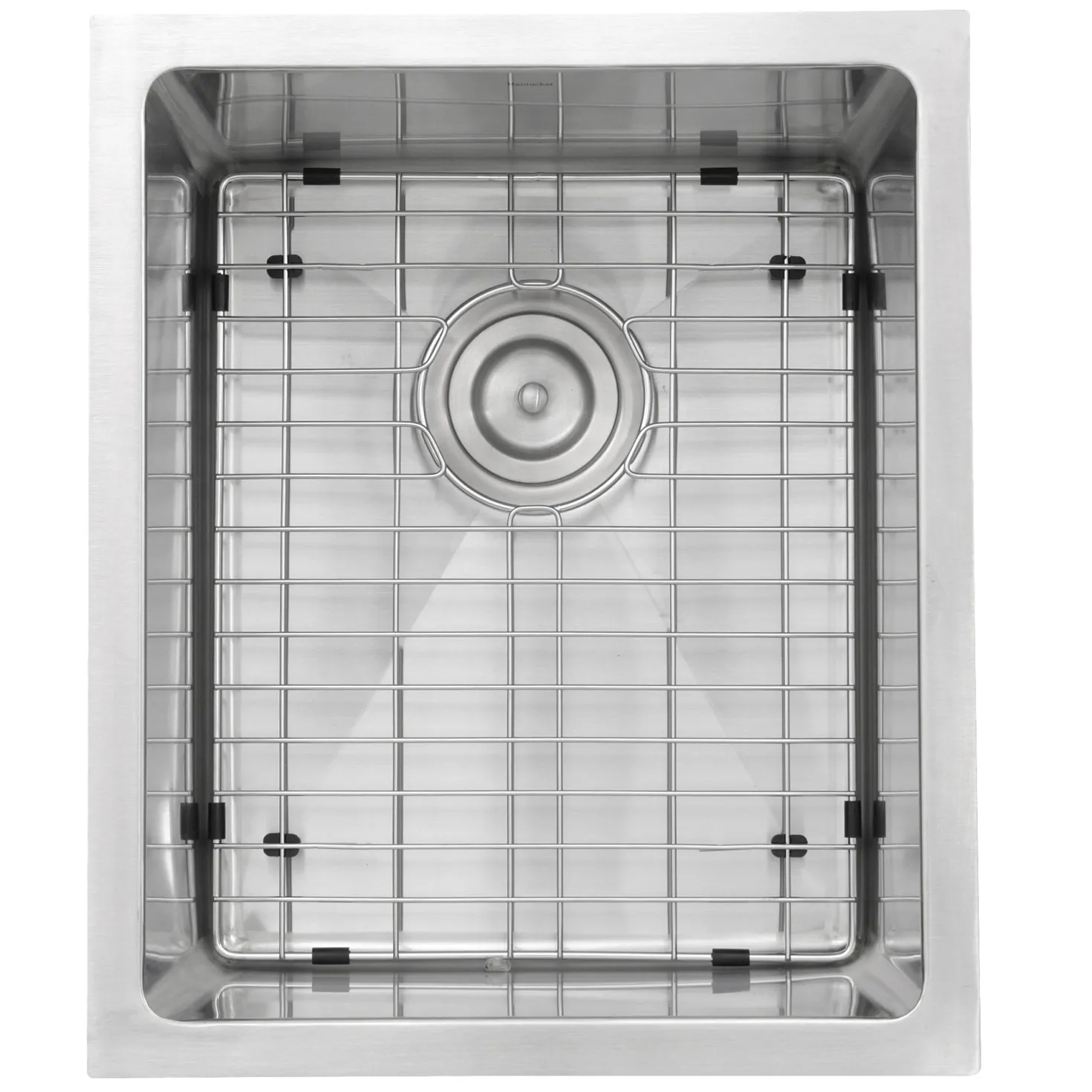 Nantucket Sinks SR1815 - 15" Pro Series Rectangle Undermount Small Radius Stainless Steel Bar/Prep Sink