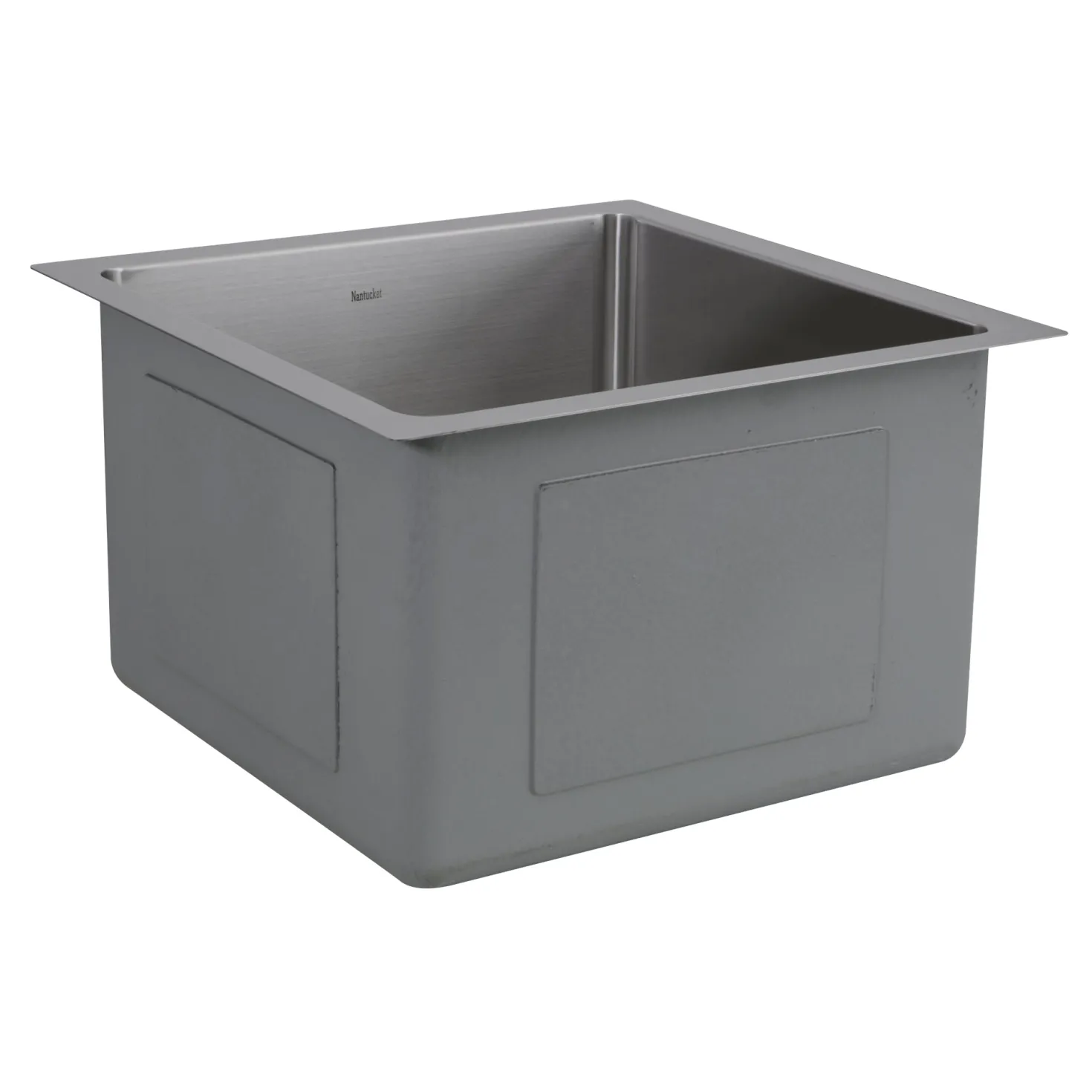 Nantucket Sinks SR1515 - 15" Pro Series Square Undermount Small Radius Stainless Steel Bar/Prep Sink
