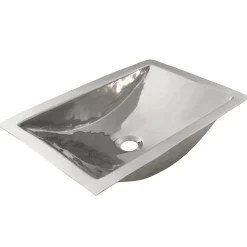 Nantucket Sinks Stainless Steel Rectangle Bathroom Sink