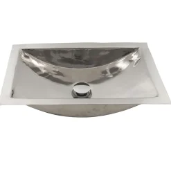 Nantucket Sinks Stainless Steel Rectangle Bathroom Sink