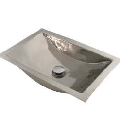 Nantucket Sinks Stainless Steel Rectangle Bathroom Sink