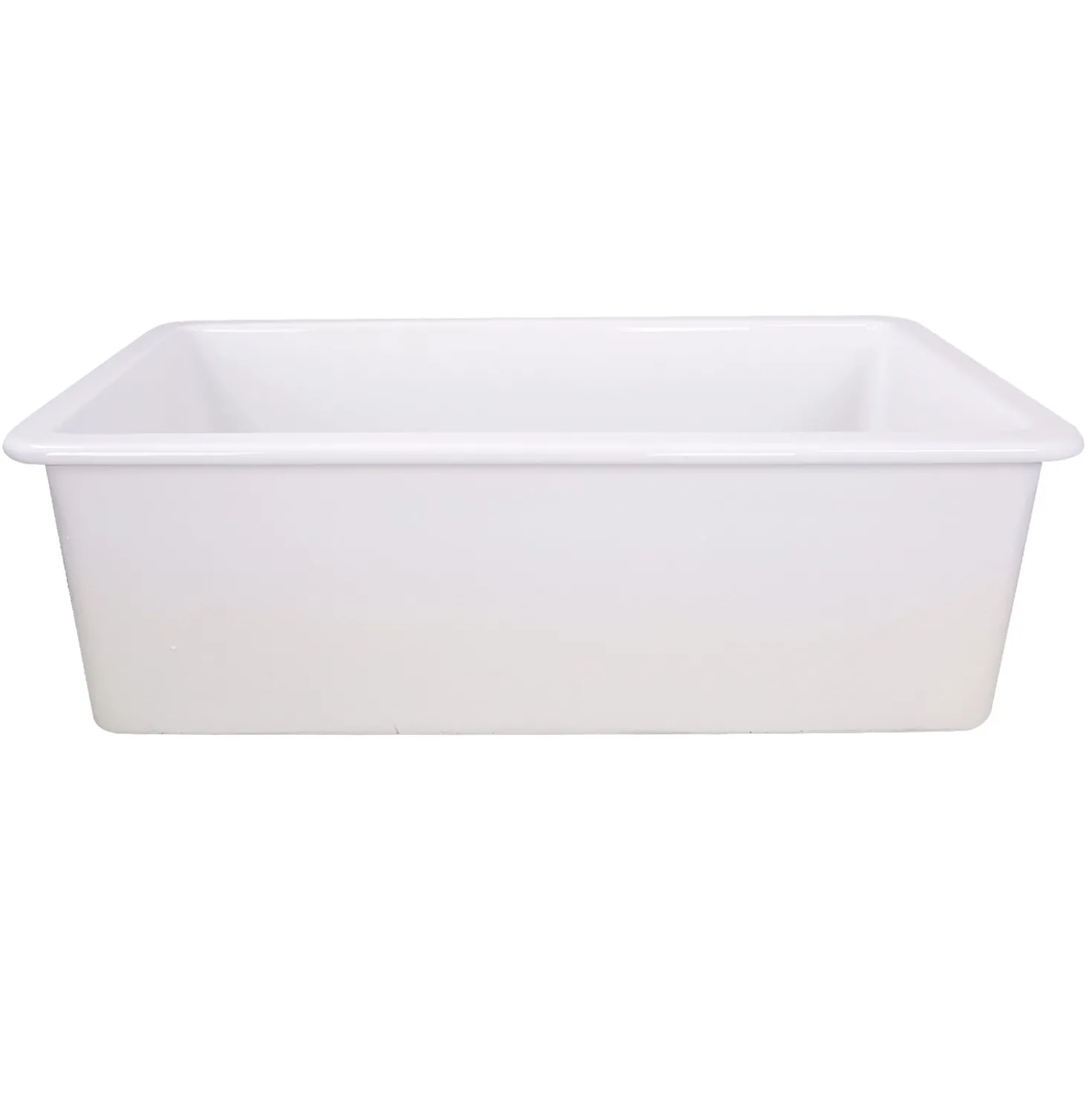 Nantucket Sinks 32" Undermount Fireclay Kitchen Sink Wellfleet-3218W