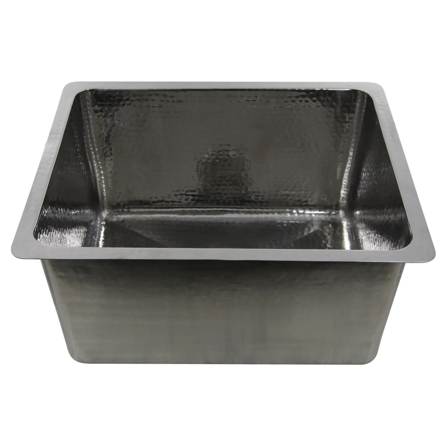 Nantucket Sinks 23" Undermount Hammered Stainless Steel 12" Deep Laundry Sink