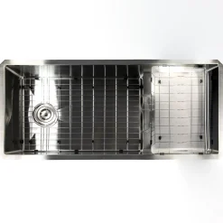 Nantucket Sinks 39" Undermount Kitchen Sink with Raised Platform