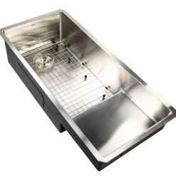 Nantucket Sinks 39" Undermount Kitchen Sink with Raised Platform