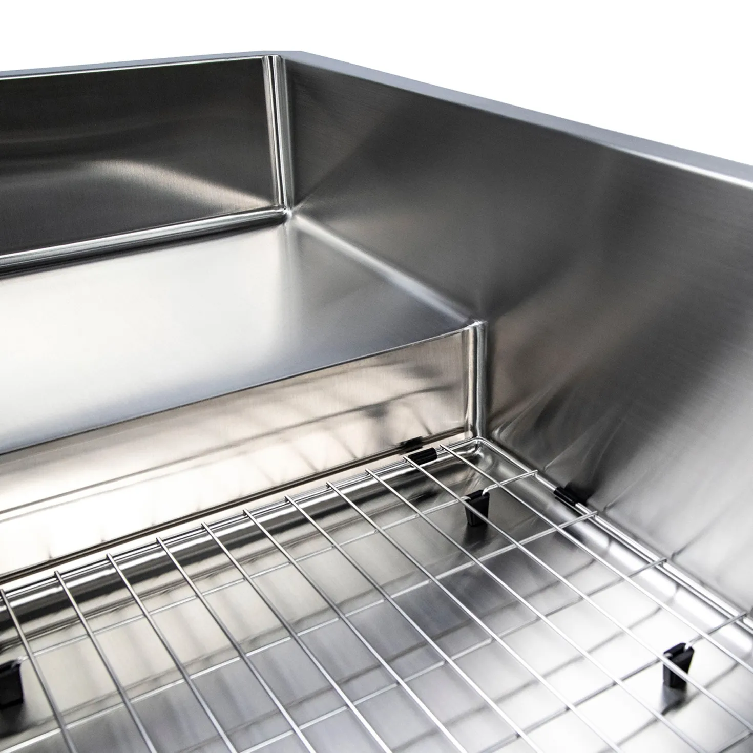 Nantucket Sinks 39" Undermount Kitchen Sink with Raised Platform