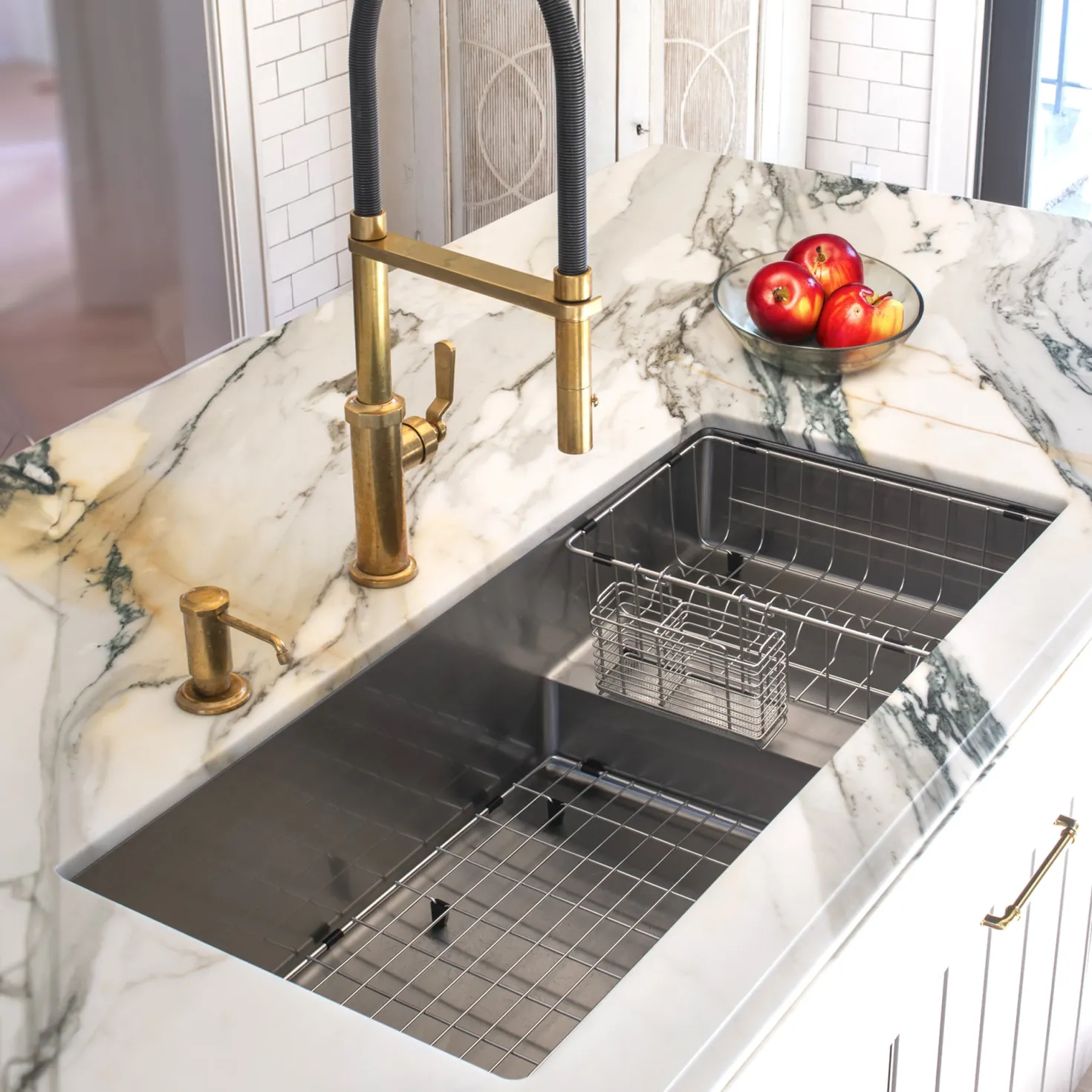 Nantucket Sinks 39" Undermount Kitchen Sink with Raised Platform