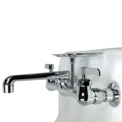 Nantucket Sinks Wall Mount Utility Faucet with Soap Dish