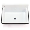 Nantucket Sinks 20" Wall Mount Utility or Bathroom Sink With Overflow