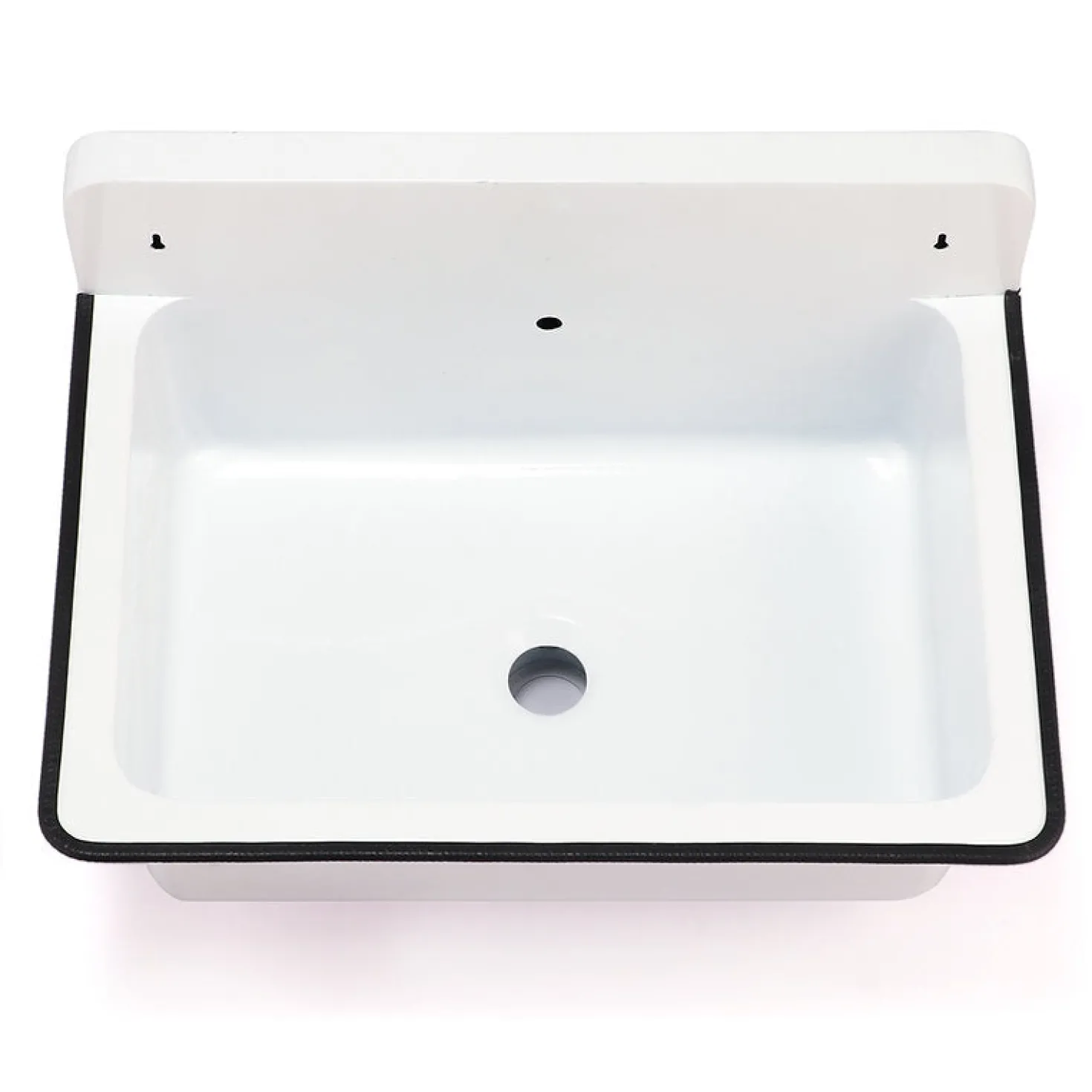 Nantucket Sinks 20" Wall Mount Utility or Bathroom Sink With Overflow