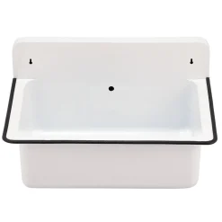 Nantucket Sinks 20" Wall Mount Utility or Bathroom Sink With Overflow