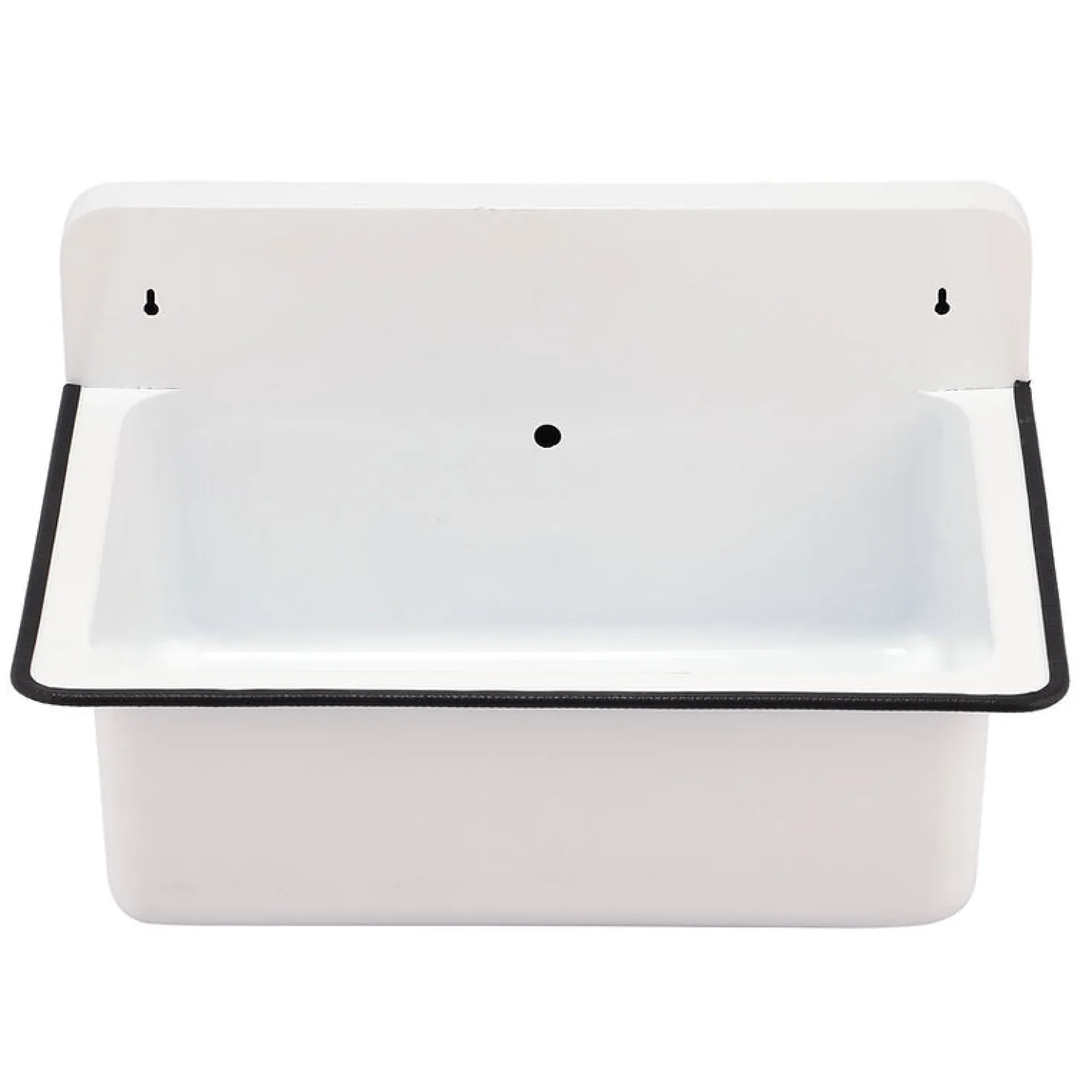 Nantucket Sinks 20" Wall Mount Utility or Bathroom Sink With Overflow