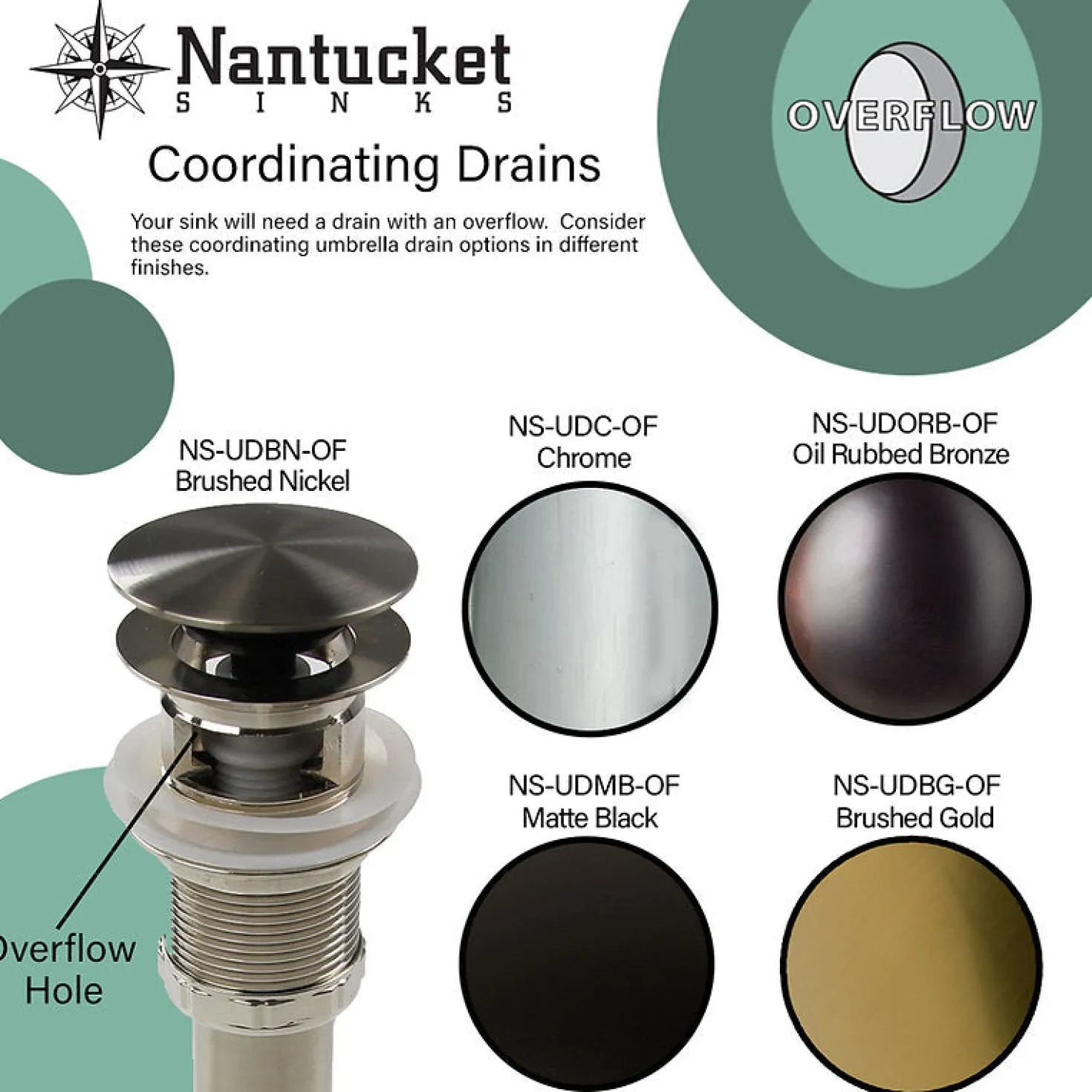 Nantucket Sinks 20" Wall Mount Utility or Bathroom Sink With Overflow