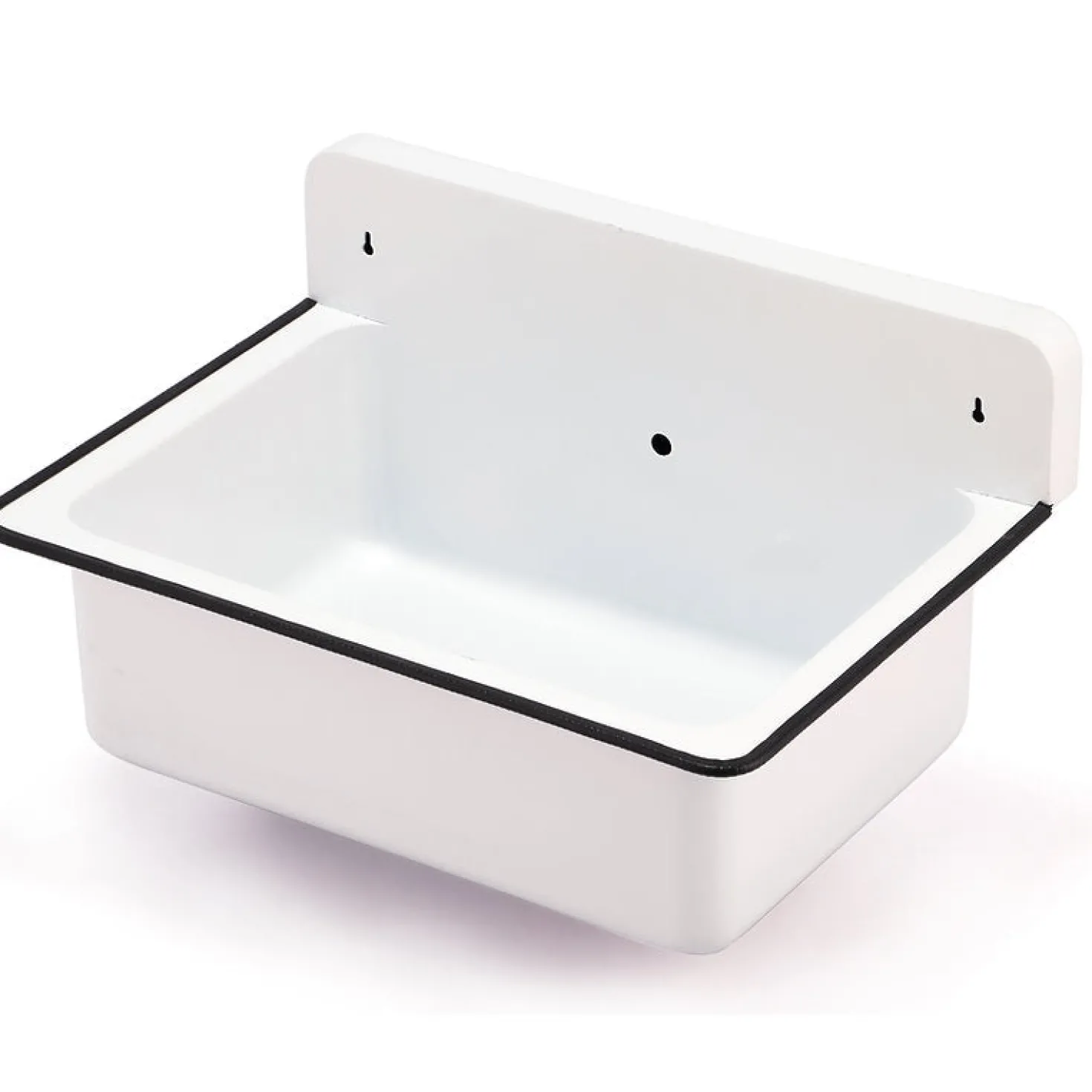 Nantucket Sinks 20" Wall Mount Utility or Bathroom Sink With Overflow