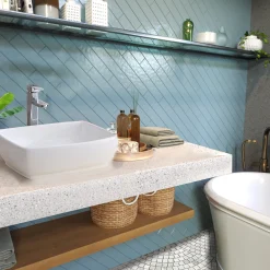 Nantucket Sinks White Rectangular Vessel Sink NSV1913