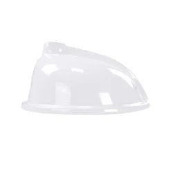 Nantucket Sinks 15 x 12 Glazed Bottom Undermount Oval Ceramic Sink in White