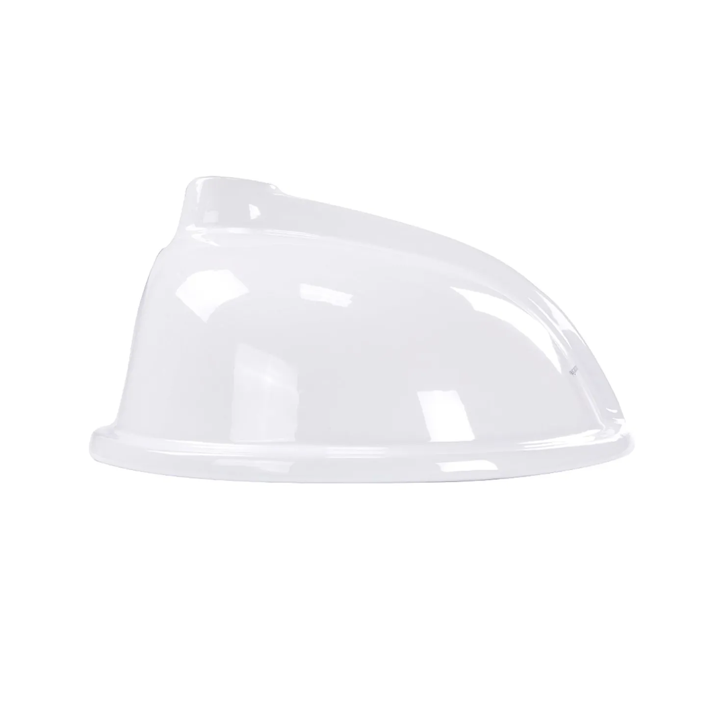 Nantucket Sinks 15 x 12 Glazed Bottom Undermount Oval Ceramic Sink in White