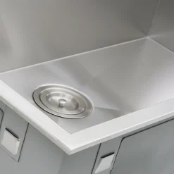Nantucket Sinks ZR3322-S-16 - 33" Large Rectangle Single Bowl Zero Radius Stainless Steel Drop in Kitchen Sink, 16 Gauge -1 Hole