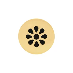 1.5" Non-Overflow Grid Bathroom Sink Drain - Polished Brass