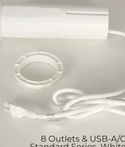 Pop-Up Hidden Outlet Tower | 8 Outlets & USB