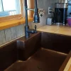Premier Copper Products 33" Hammered Copper Kitchen Single Basin Sink with Space For Faucet