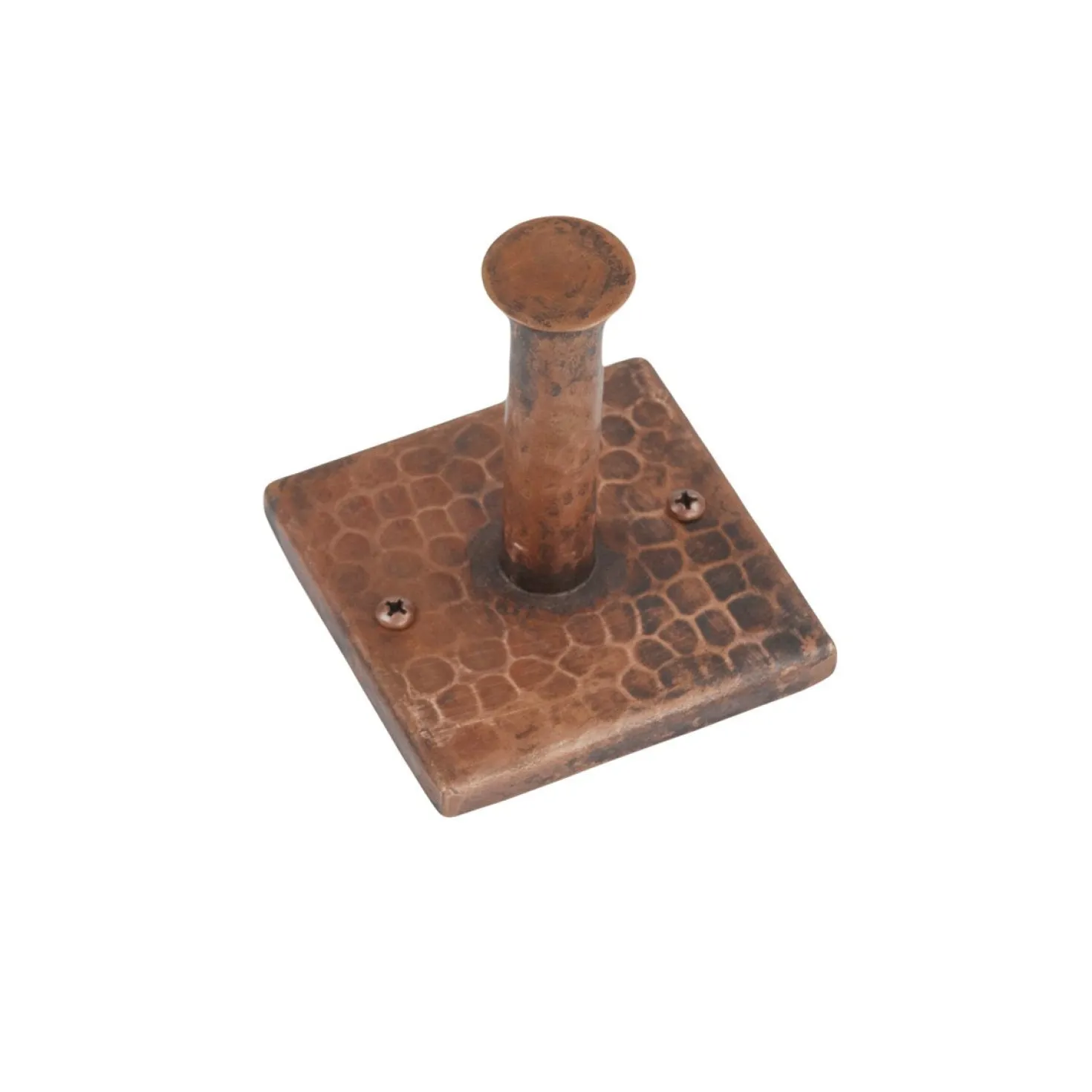 Premier Copper Products Hand Hammered Copper Single Robe/Towel Hook