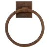 Premier Copper Products 10" Hand Hammered Copper Full Size Bath Towel Ring