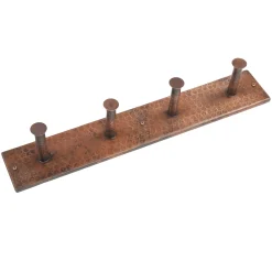 Premier Copper Products Hand Hammered Copper Quadruple Robe/Towel Hook