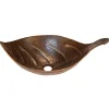 Premier Copper Products Leaf Vessel Hammered Copper Sink