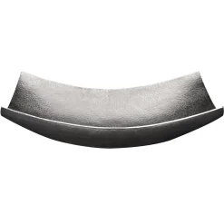 Premier Copper Products 18" Rectangle Modern Slope Hammered Copper Sink in Nickel