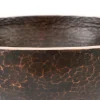 Premier Copper Products 13" Round Hand Forged Old World Copper Vessel Sink