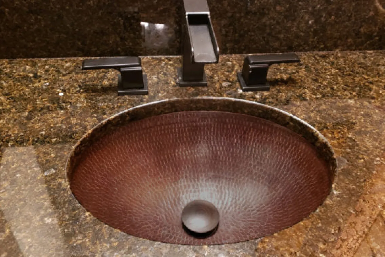 Premier Copper Products Small Oval Under Counter Hammered Copper Sink