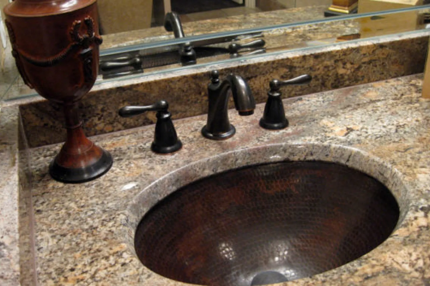Premier Copper Products Small Oval Under Counter Hammered Copper Sink