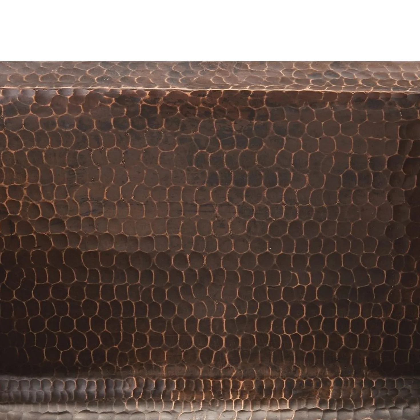 Premier Copper Products 17" x 12" Rectangle Copper Bar Sink with 2" Drain