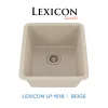 Rectangle Quartz Composite Bar/Prep Sink