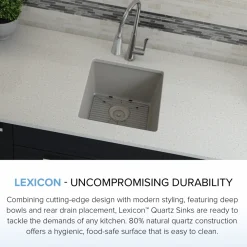 Rectangle Quartz Composite Bar/Prep Sink