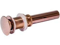 Rectangular 20" x 16" Stainless Steel Undermount Bathroom Sink with Drain in Rose Gold