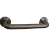 Restoration 18" Brass Decorative Grab Bar in Brushed Nickel
