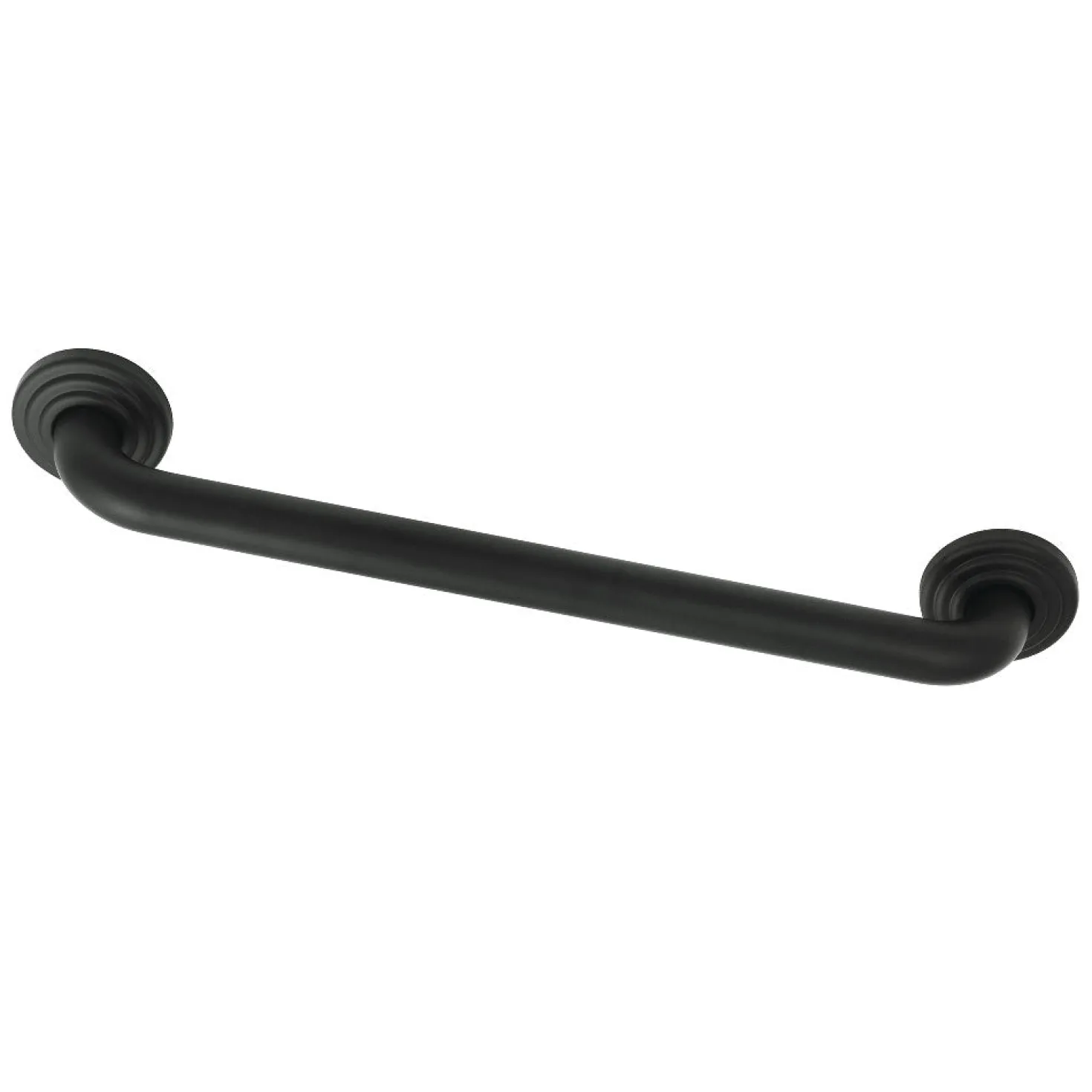 Restoration 18" Brass Decorative Grab Bar in Matte Black