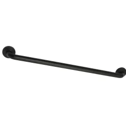 Restoration 30" Brass Decorative Grab Bar in Matte Black