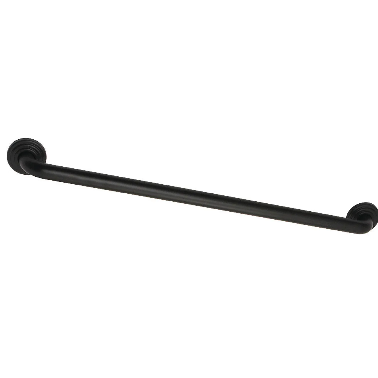Restoration 30" Brass Decorative Grab Bar in Matte Black