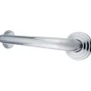 Restoration 16" Brass Decorative Grab Bar in Polished Chrome