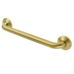Restoration 16" Brass Decorative Grab Bar in Brushed Brass