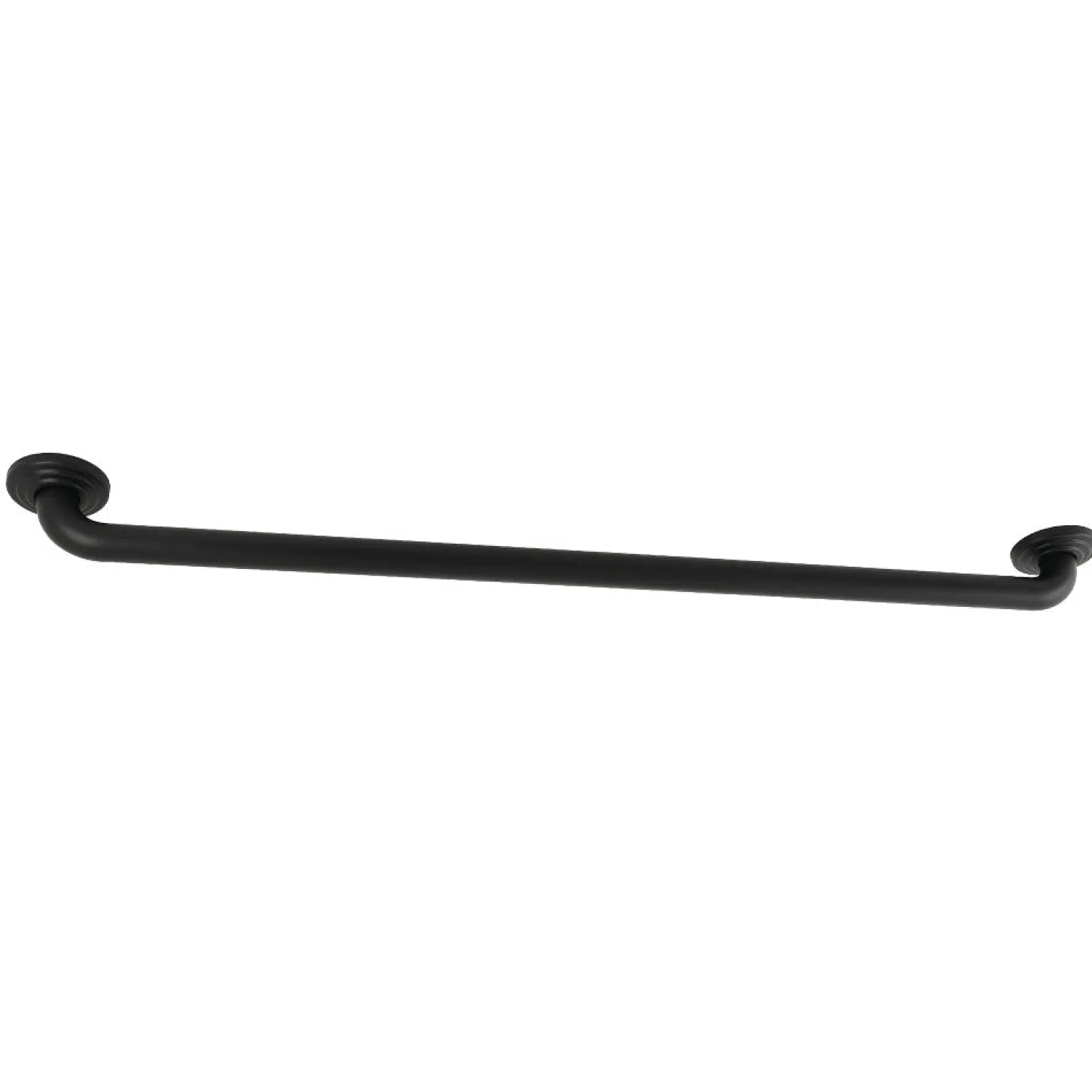 Restoration 36" Brass Decorative Grab Bar in Matte Black