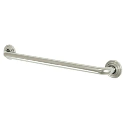 Restoration 24" Brass Decorative Grab Bar in Polished Nickel